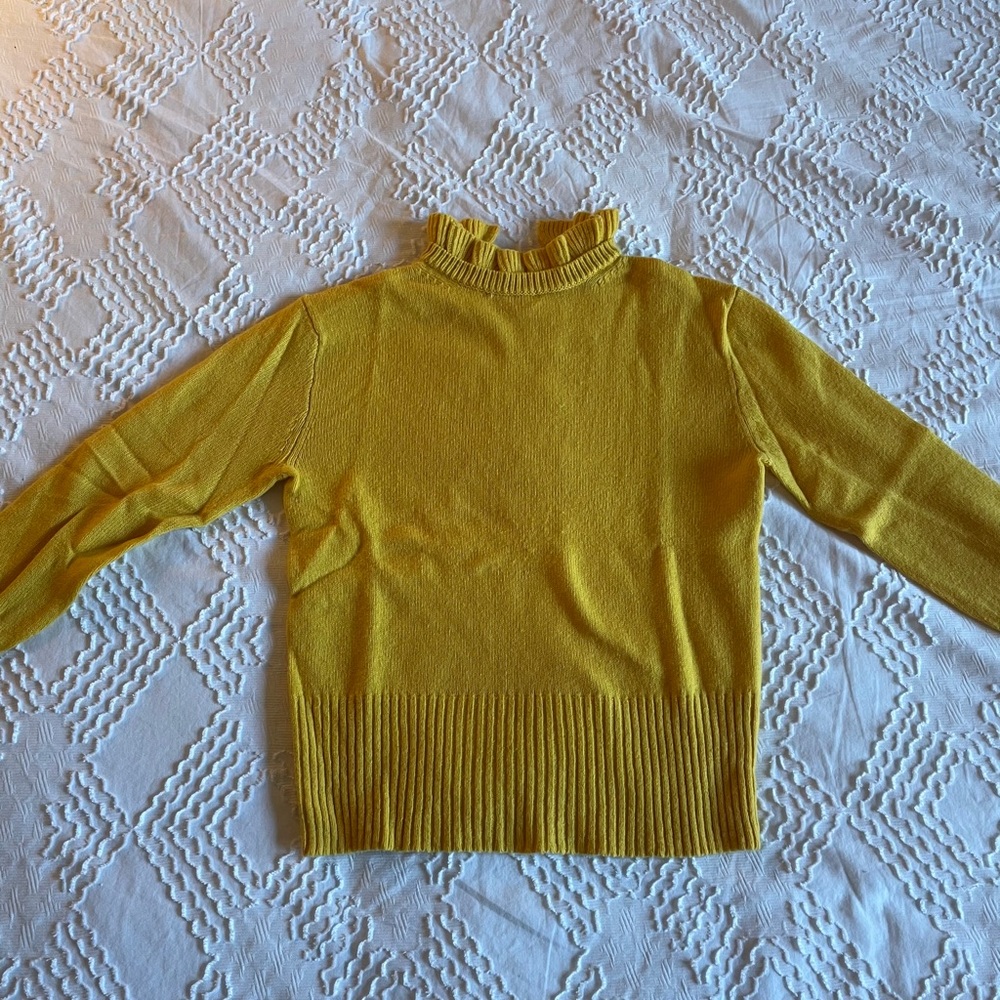 COPY - J Crew Ruffle Neck Sweater (Size S)